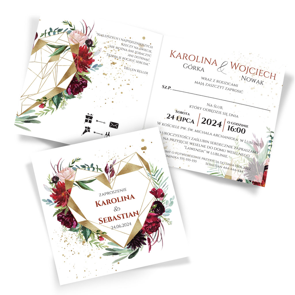 Zaproszenia Ślubne Ines