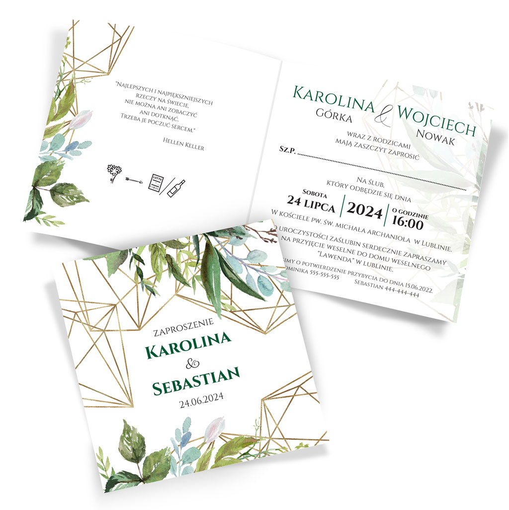 Zaproszenia Ślubne Ines