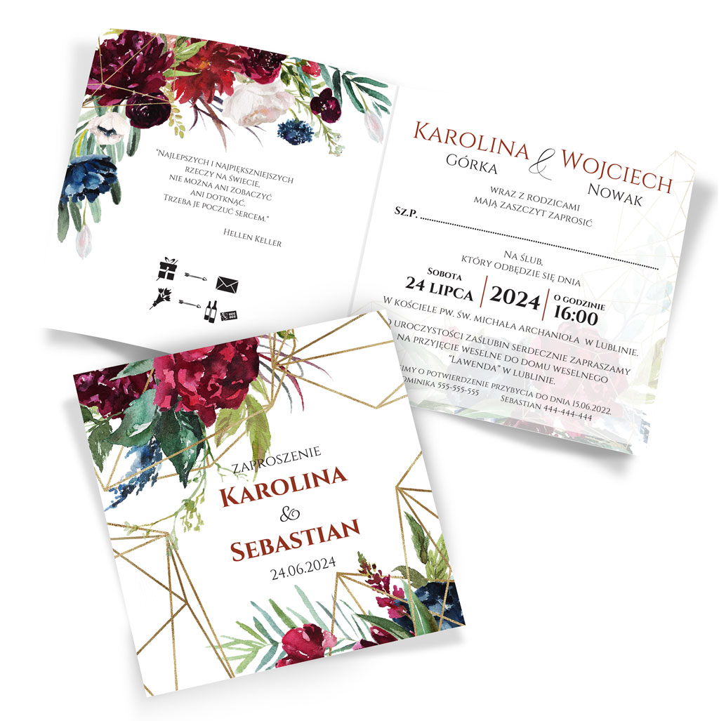 Zaproszenia Ślubne Ines