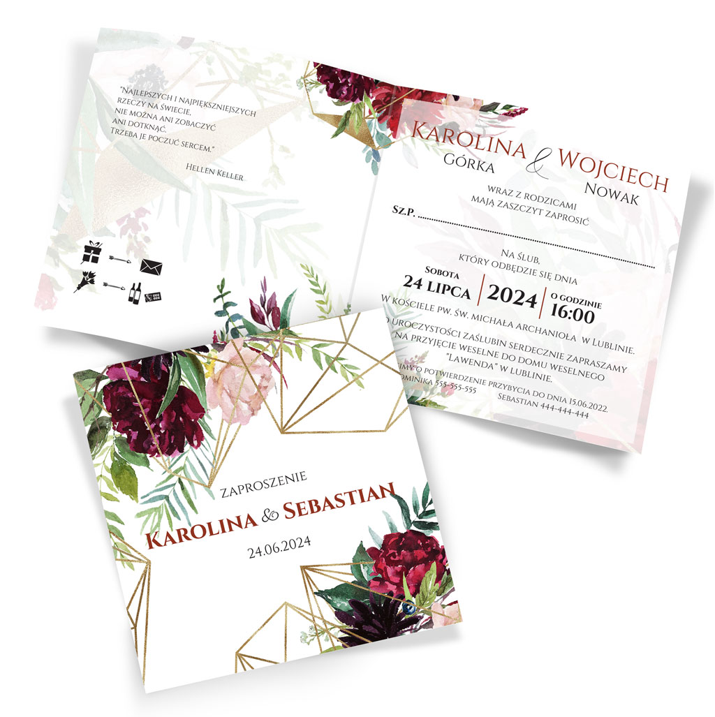 Zaproszenia Ślubne Ines