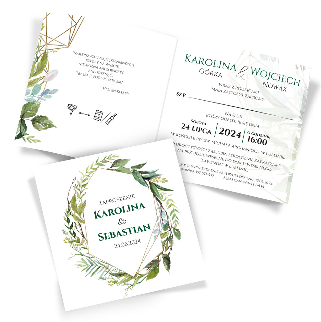 Zaproszenia Ślubne Ines