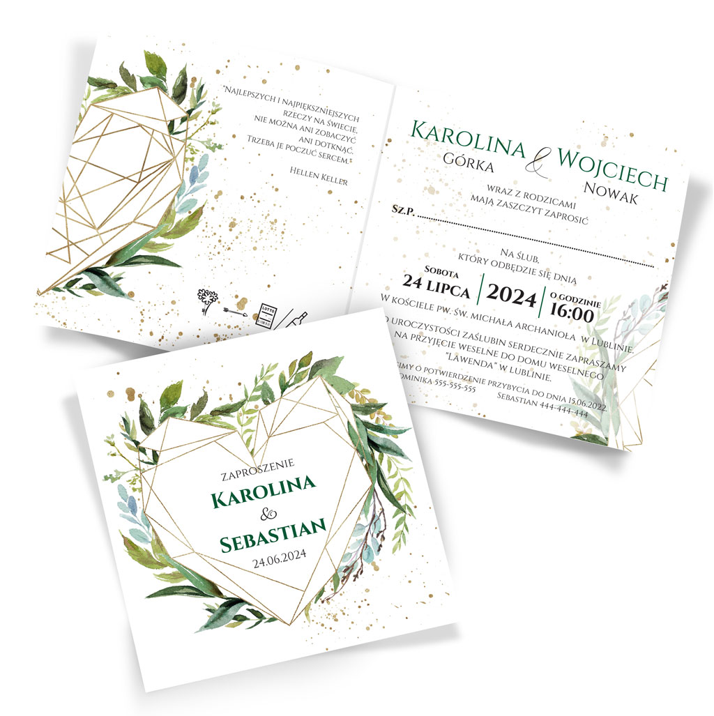 Zaproszenia Ślubne Ines