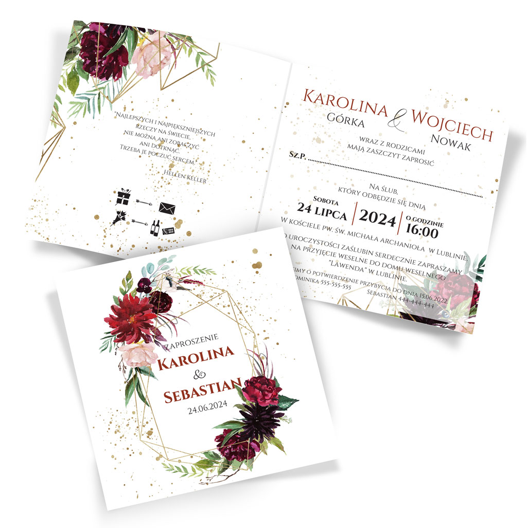 Zaproszenia Ślubne Ines