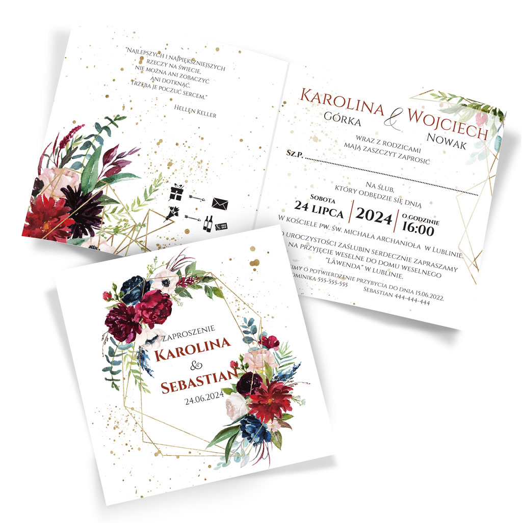 Zaproszenia Ślubne Ines