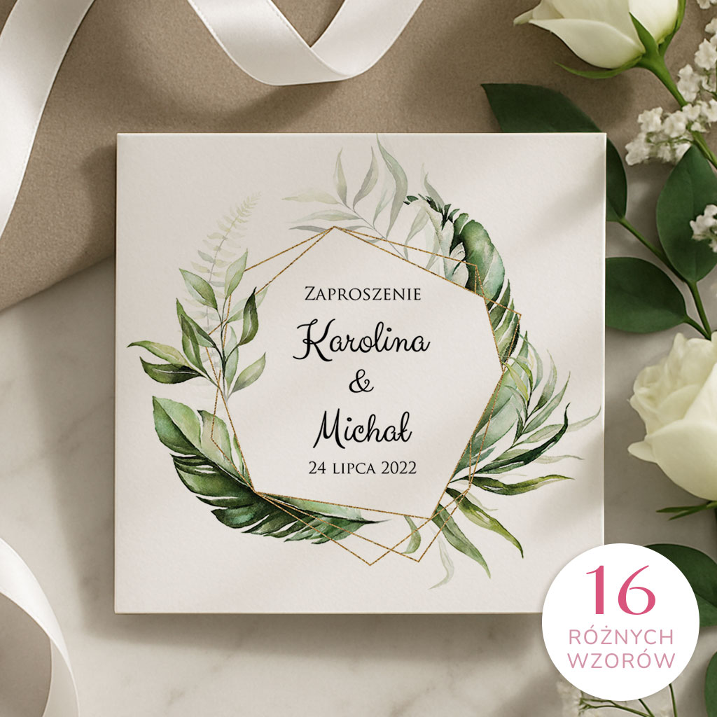 Zaproszenia Ślubne Jungle