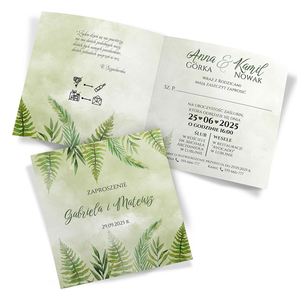 Zaproszenia Ślubne Liwia