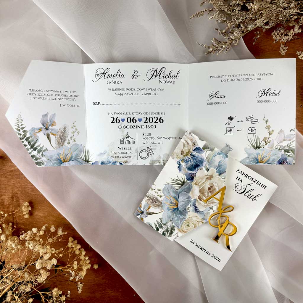 Zaproszenia Ślubne Milana