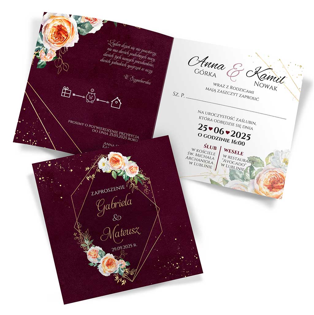 Zaproszenia Ślubne Milena
