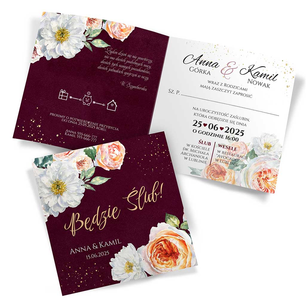 Zaproszenia Ślubne Milena