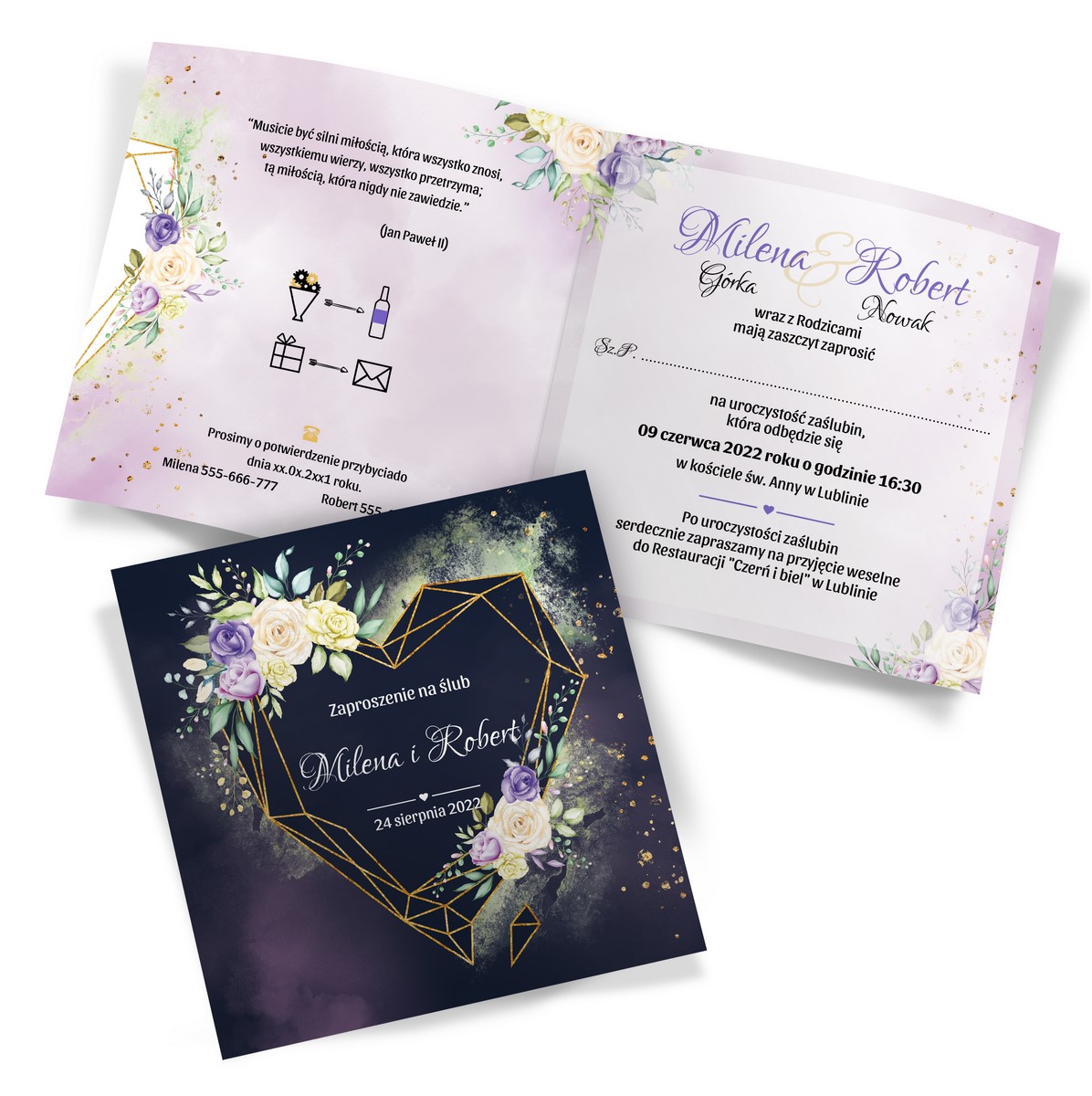Zaproszenia Ślubne Natalia
