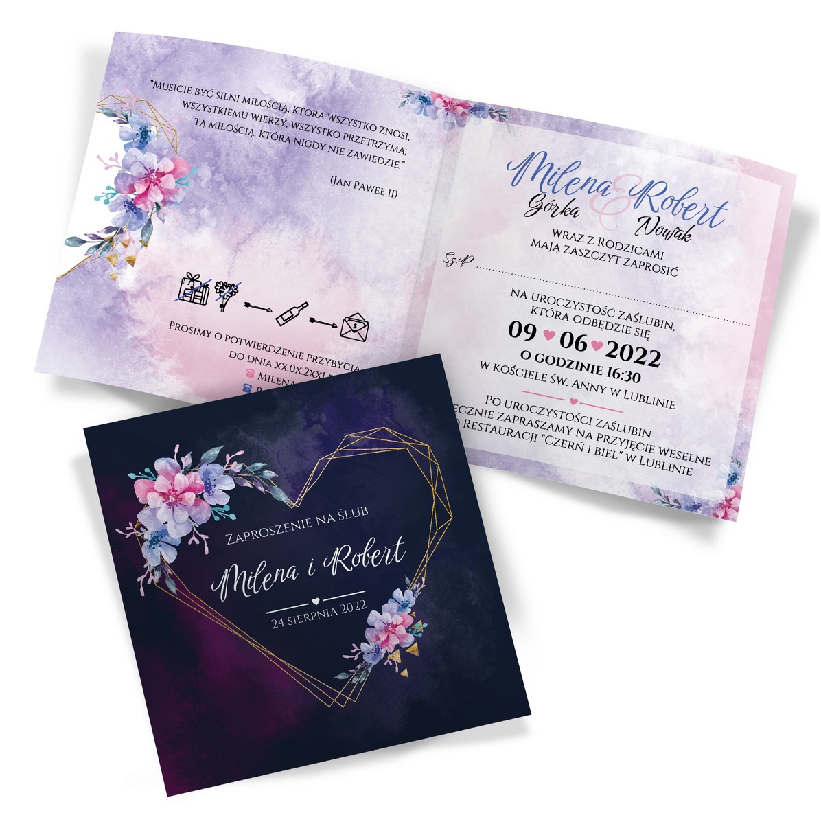 Zaproszenia Ślubne Natalia