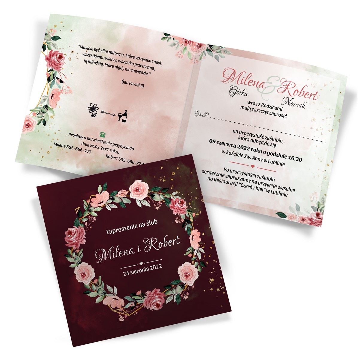 Zaproszenia Ślubne Natalia