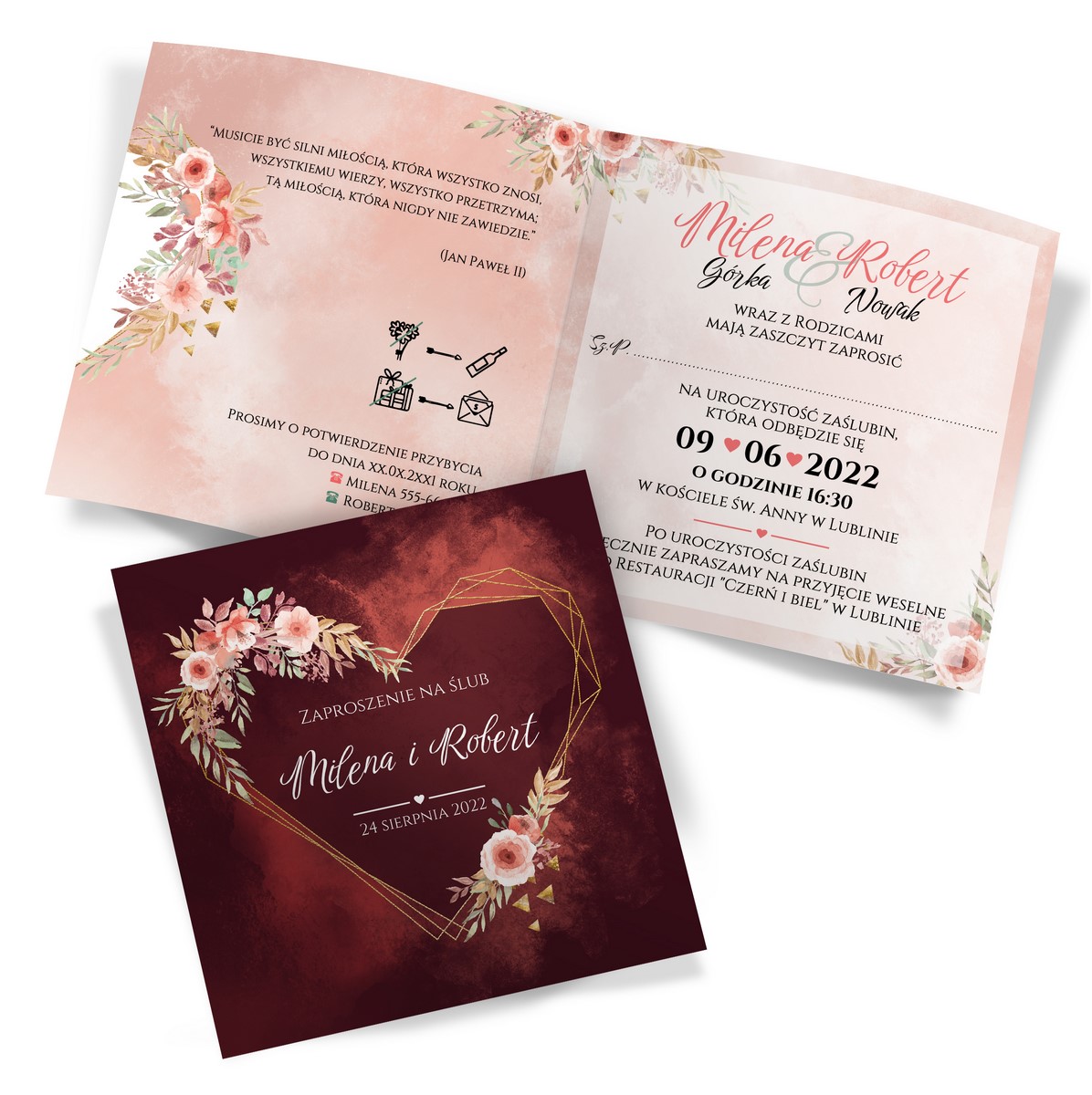 Zaproszenia Ślubne Natalia