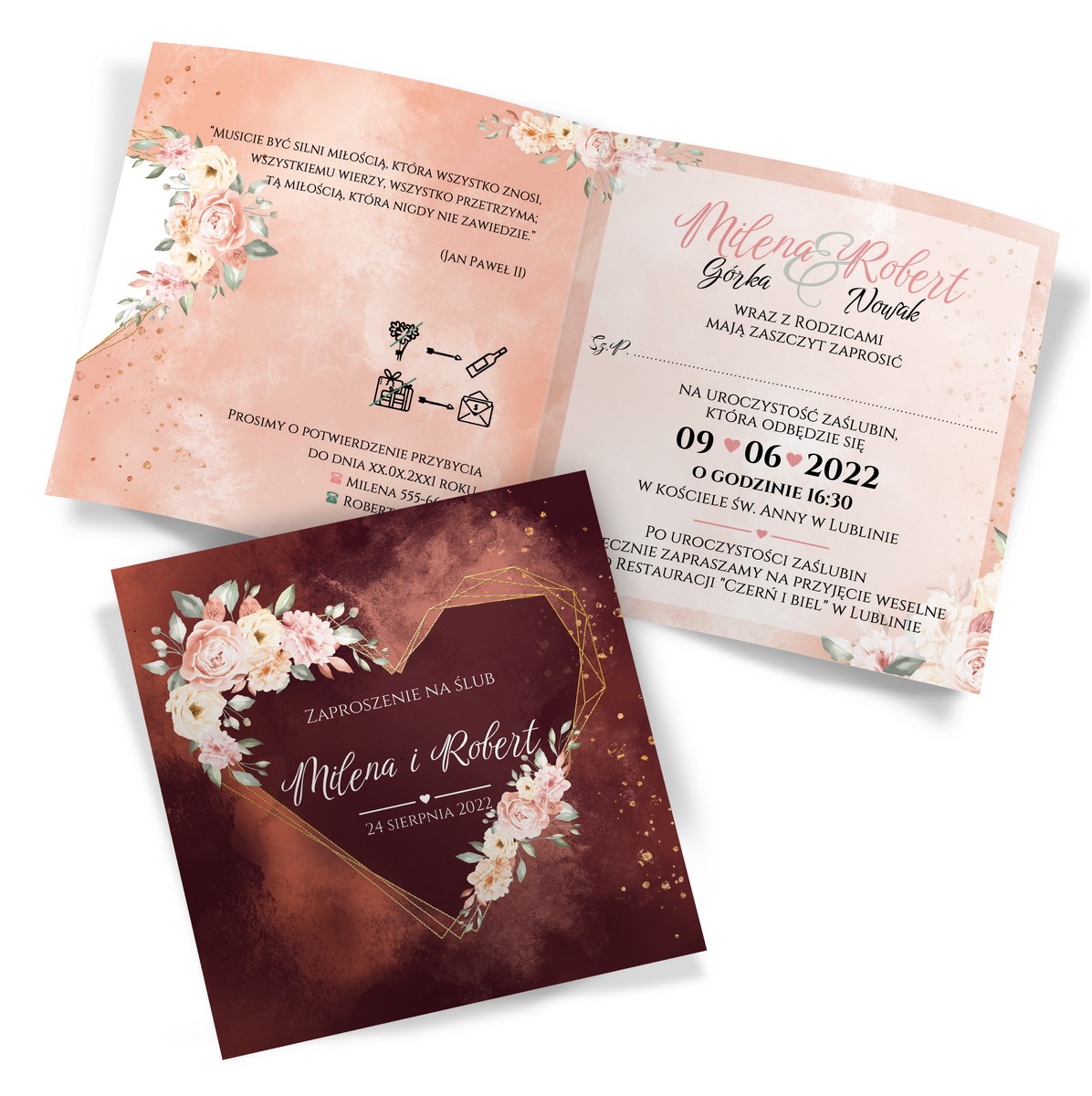 Zaproszenia Ślubne Natalia