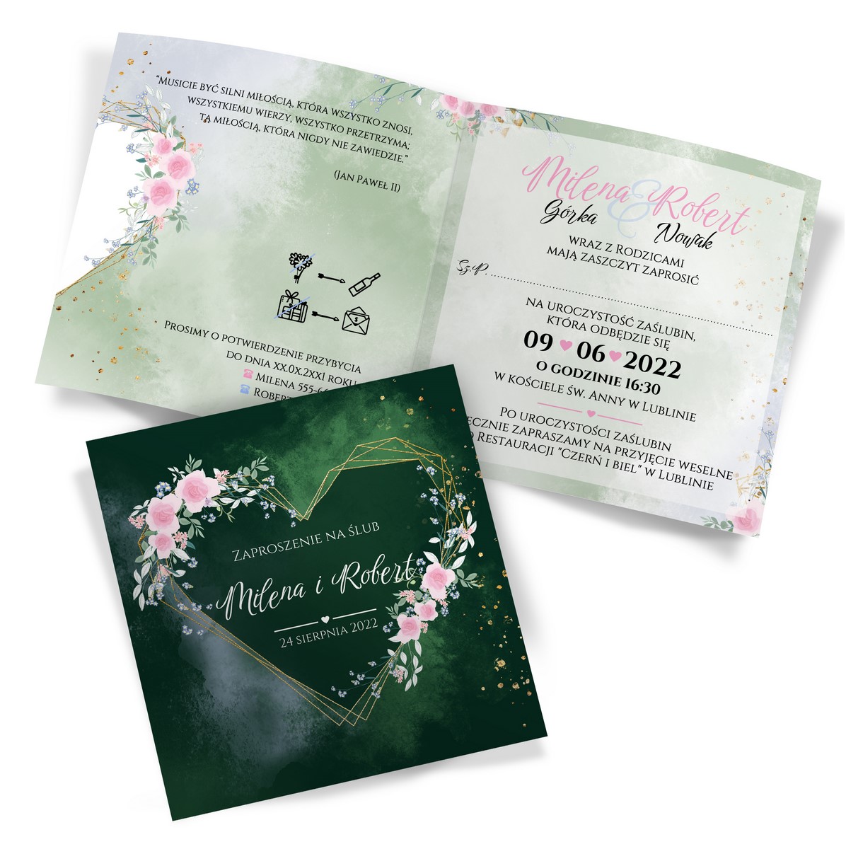 Zaproszenia Ślubne Natalia