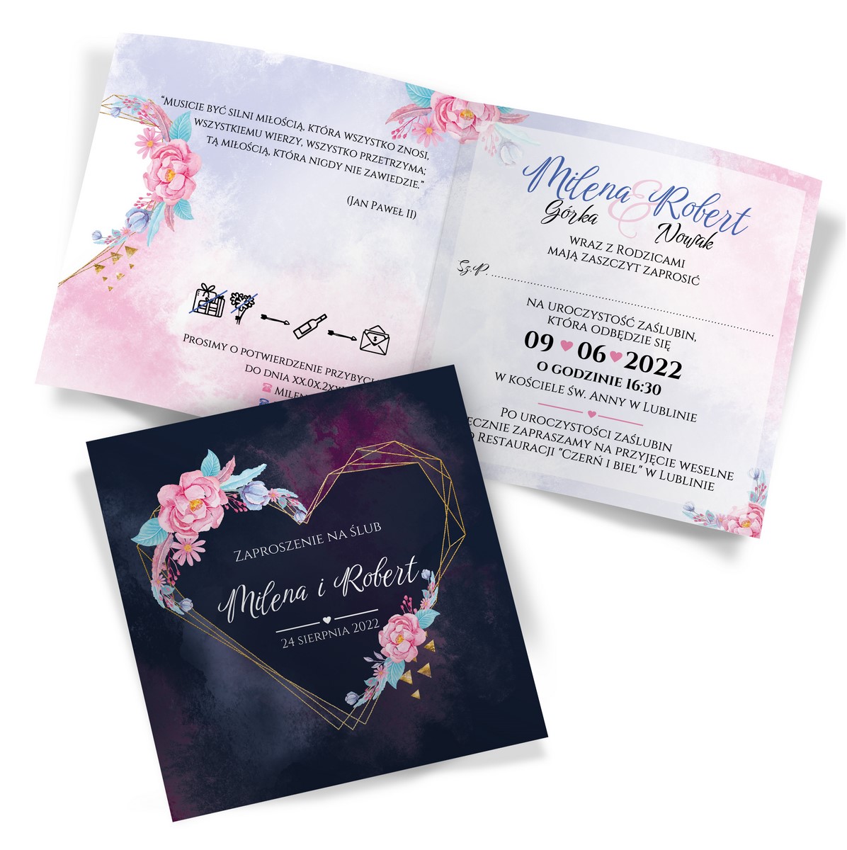 Zaproszenia Ślubne Natalia