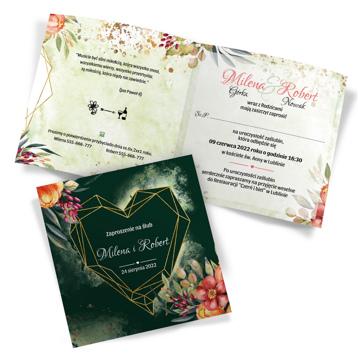 Zaproszenia Ślubne Natalia