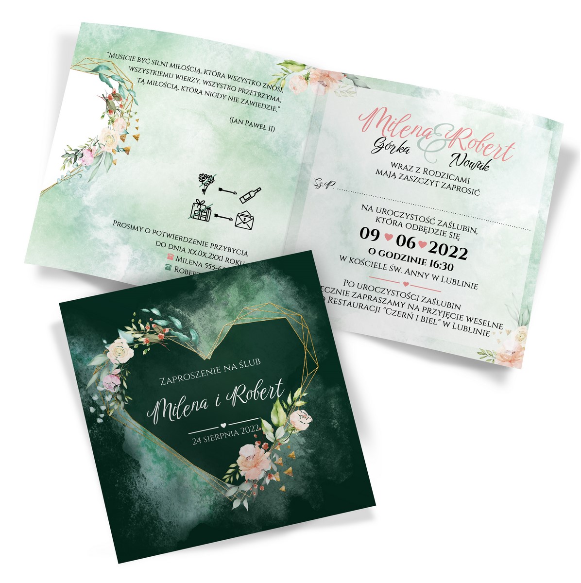 Zaproszenia Ślubne Natalia
