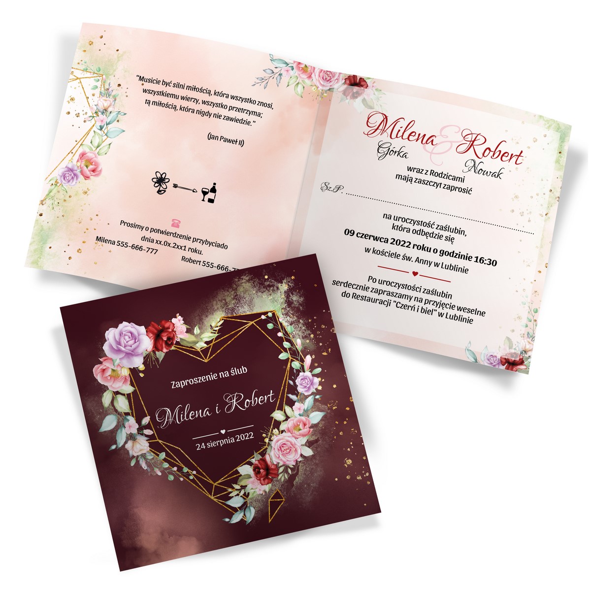 Zaproszenia Ślubne Natalia