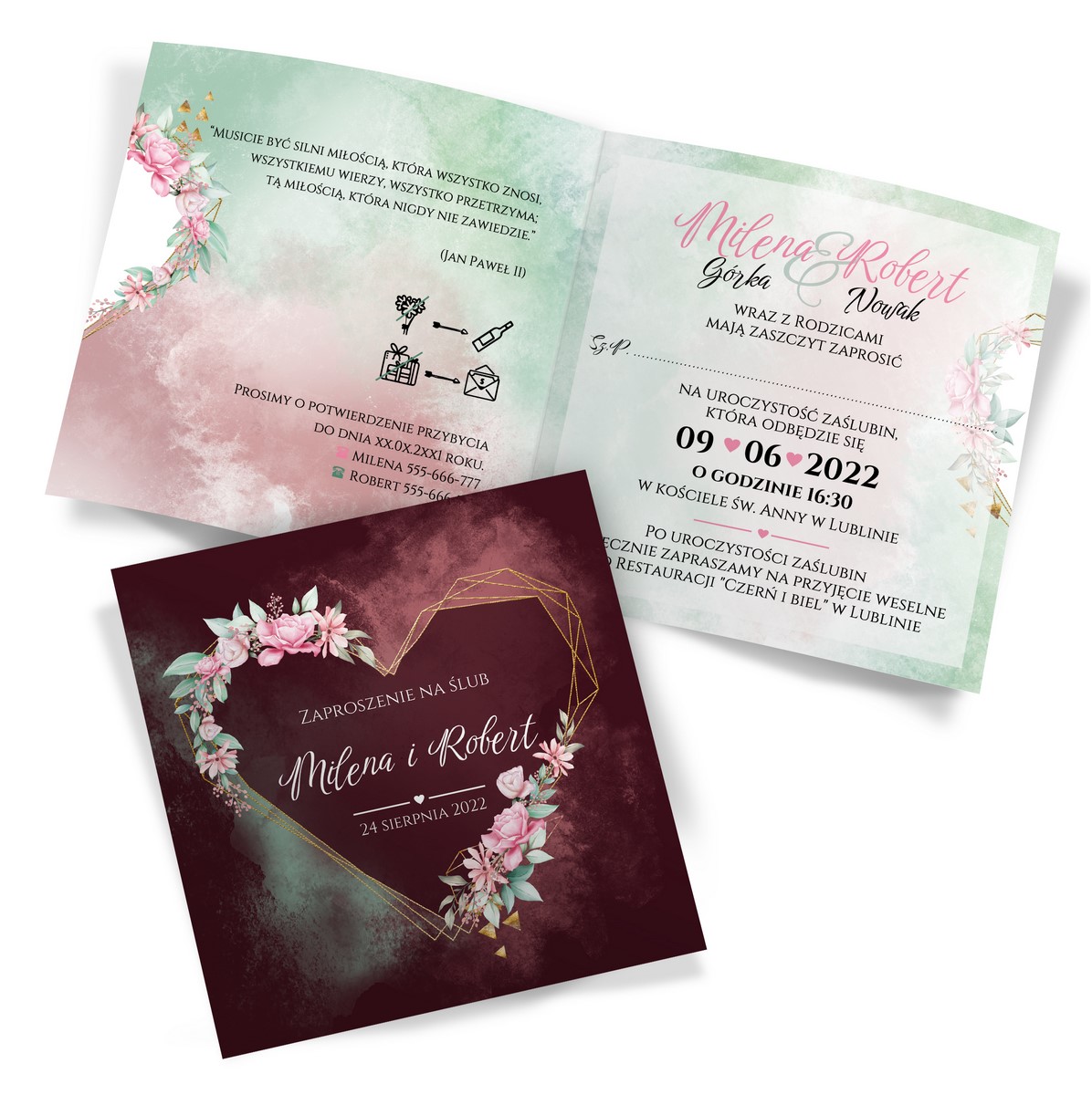 Zaproszenia Ślubne Natalia