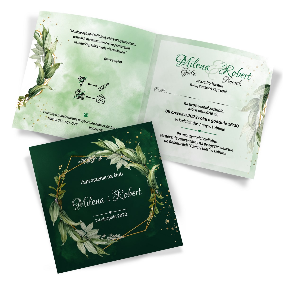 Zaproszenia Ślubne Natalia