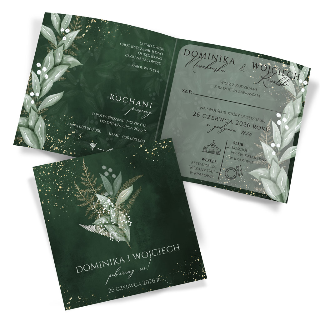 Zaproszenia Ślubne Nikola