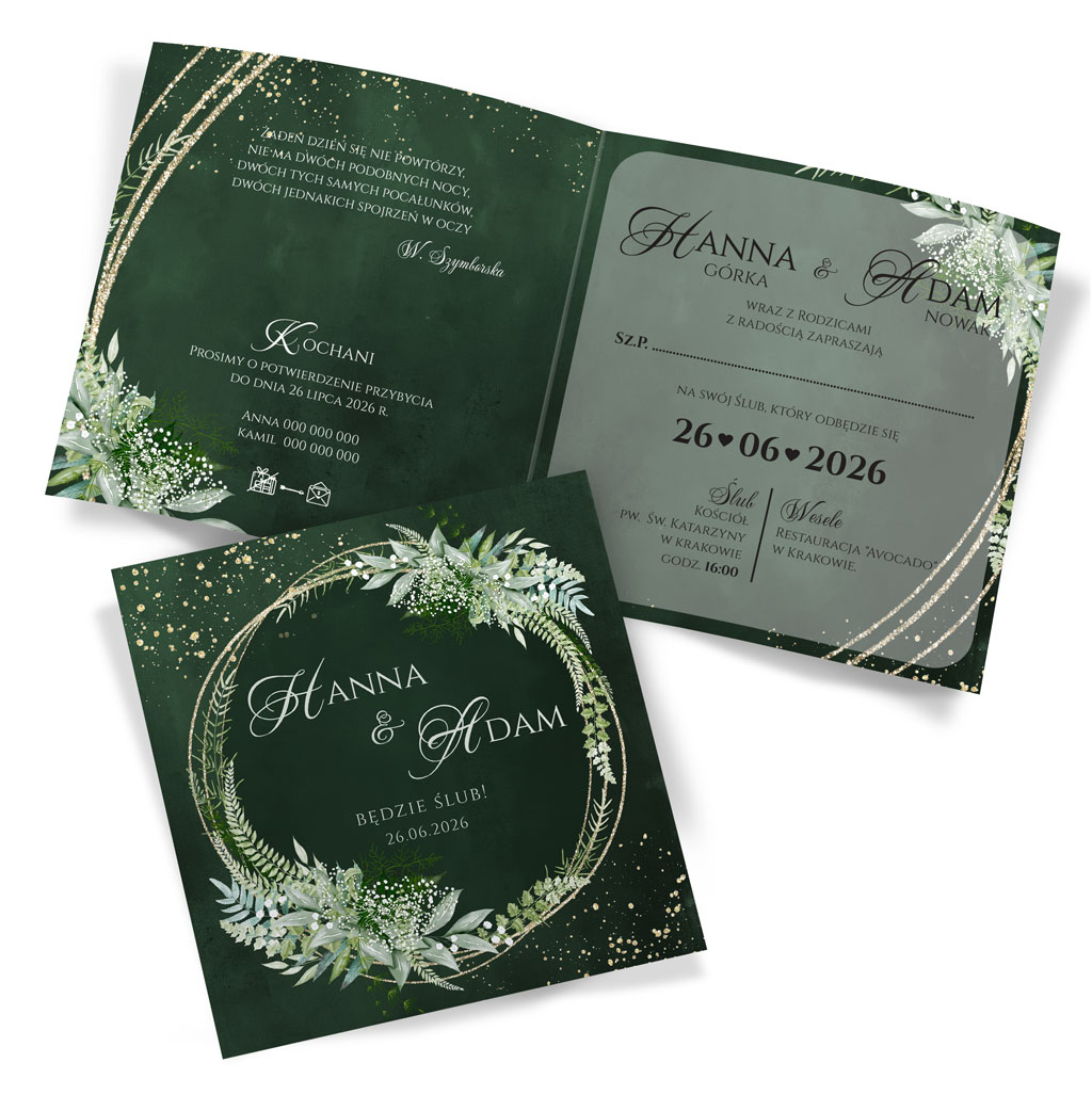 Zaproszenia Ślubne Nikola