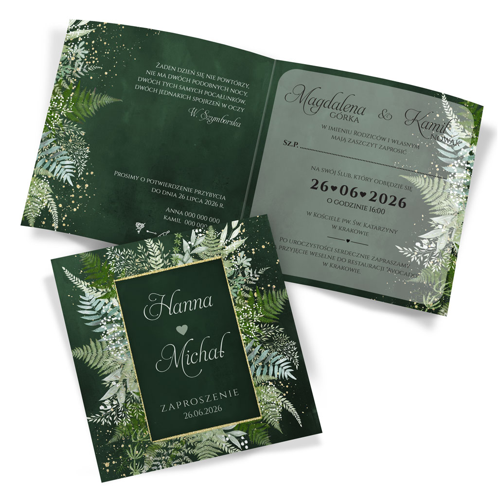 Zaproszenia Ślubne Nikola