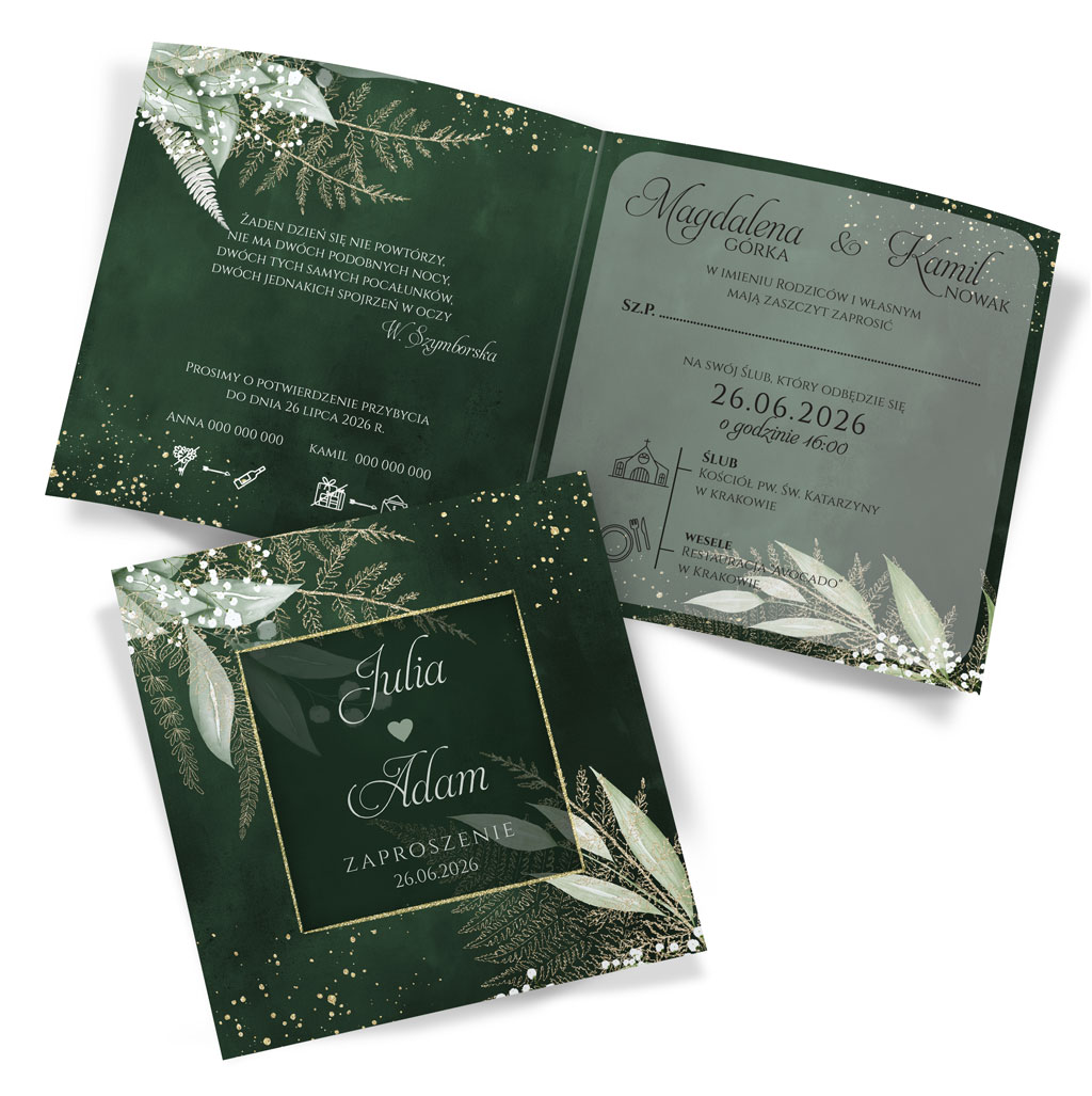 Zaproszenia Ślubne Nikola