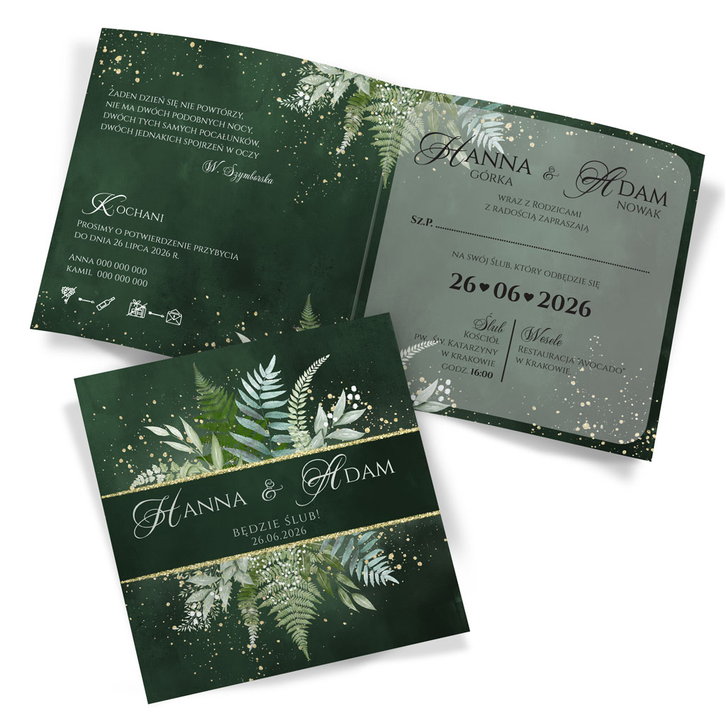 Zaproszenia Ślubne Nikola