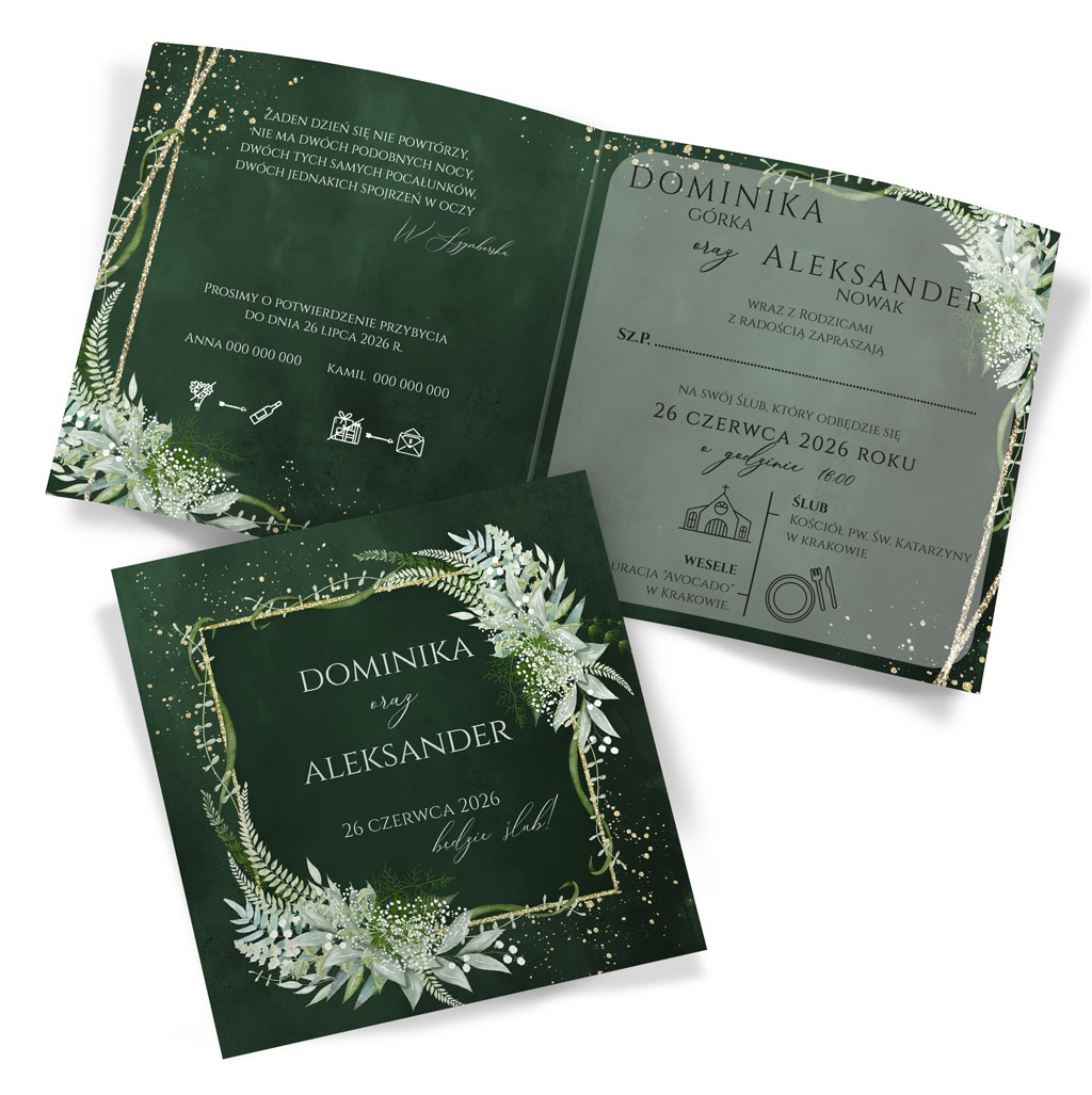 Zaproszenia Ślubne Nikola