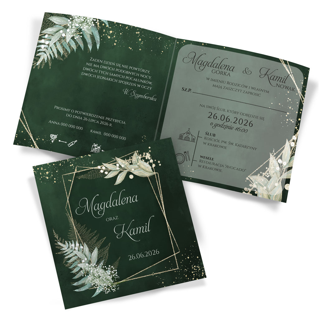 Zaproszenia Ślubne Nikola
