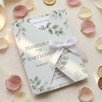 Zaproszenia ślubne B6 składane - Rita