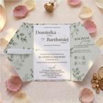 Zaproszenia ślubne B6 składane - Rita 8