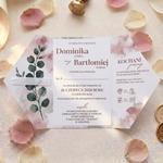 Zaproszenia ślubne B6 składane - Rita 6