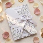 Zaproszenia ślubne B6 składane - Rita