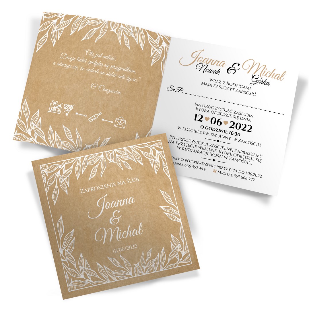 Zaproszenia Ślubne Selma