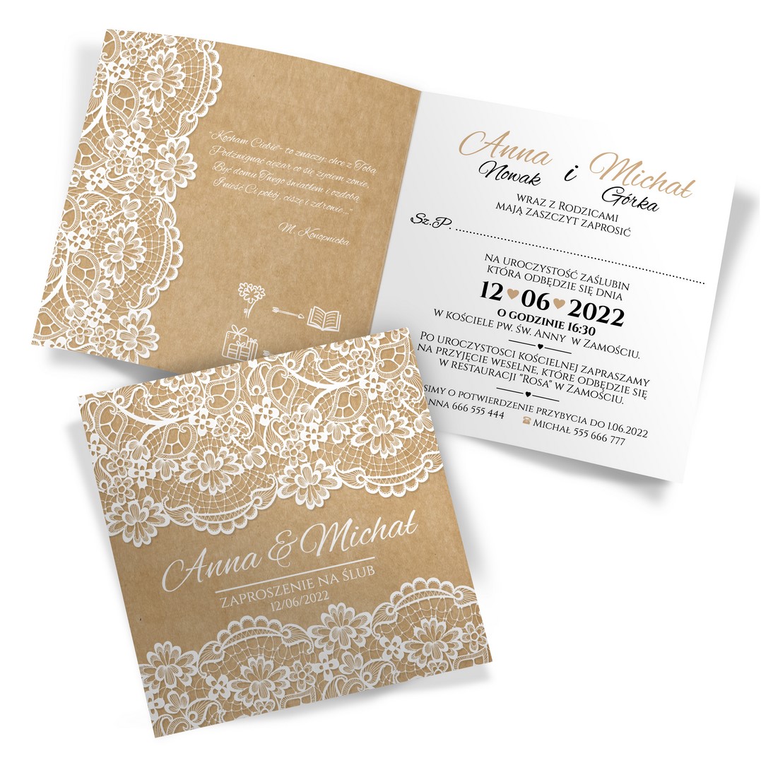 Zaproszenia Ślubne Selma