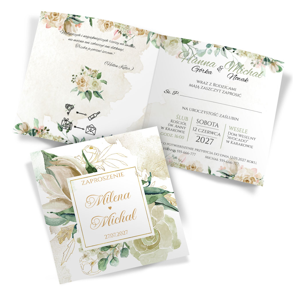 Zaproszenia Ślubne Tacjana