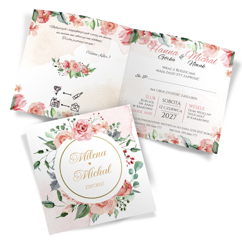 Zaproszenia Ślubne Tacjana