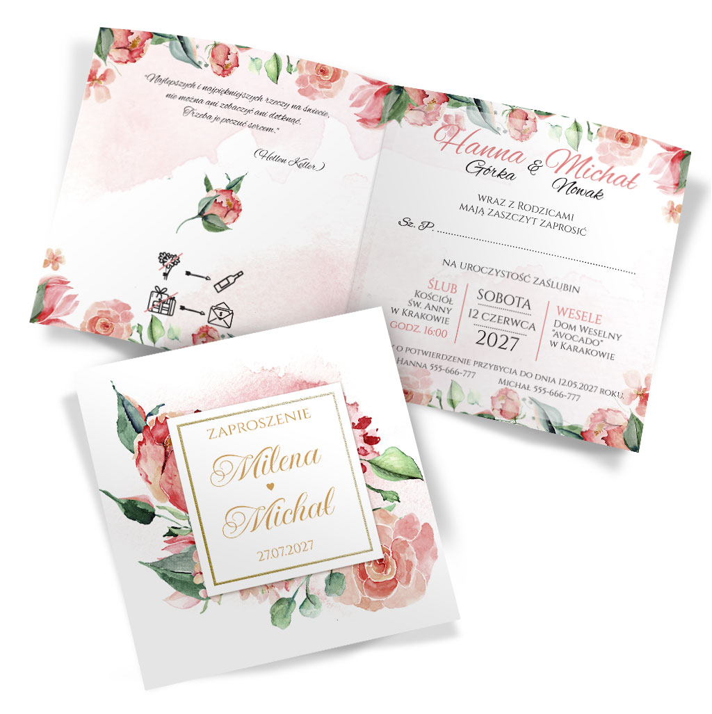 Zaproszenia Ślubne Tacjana