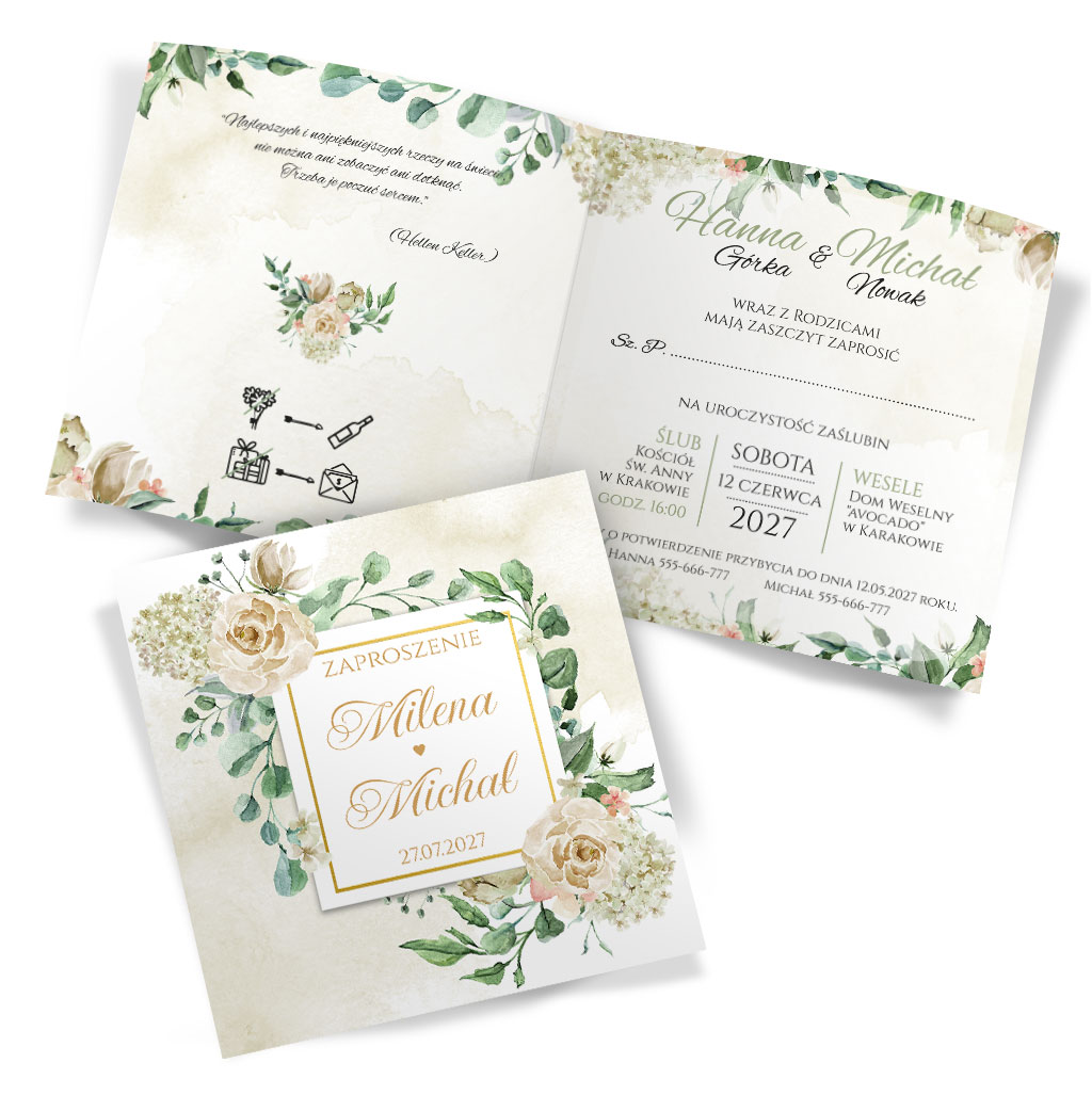 Zaproszenia Ślubne Tacjana