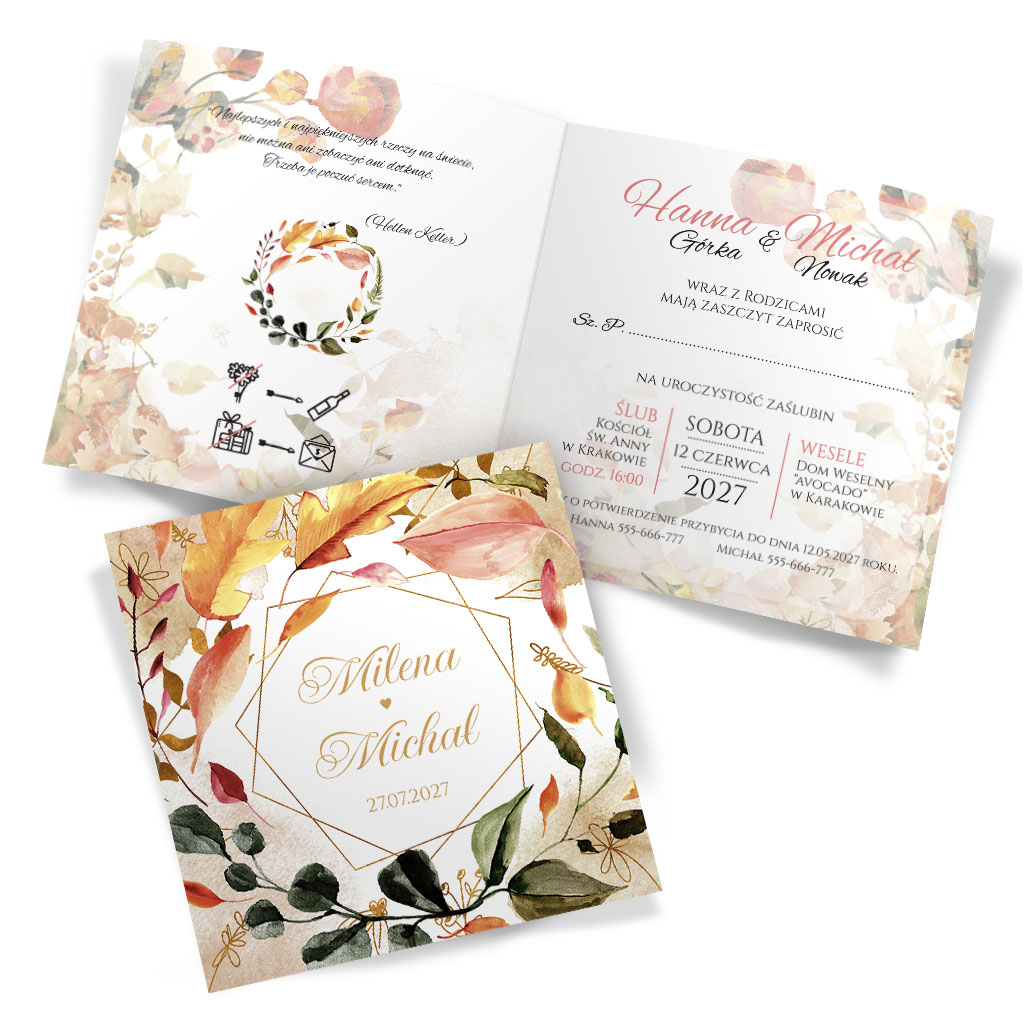 Zaproszenia Ślubne Tacjana