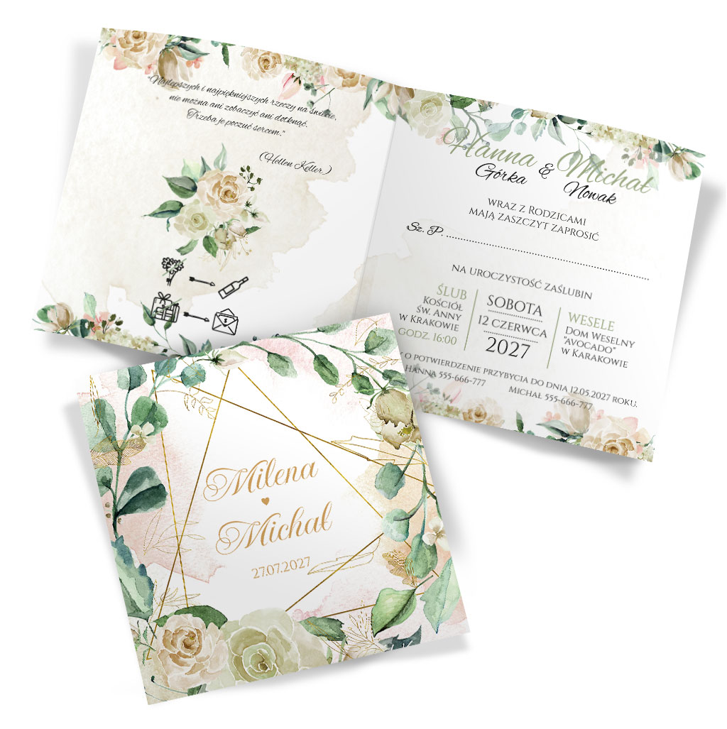 Zaproszenia Ślubne Tacjana