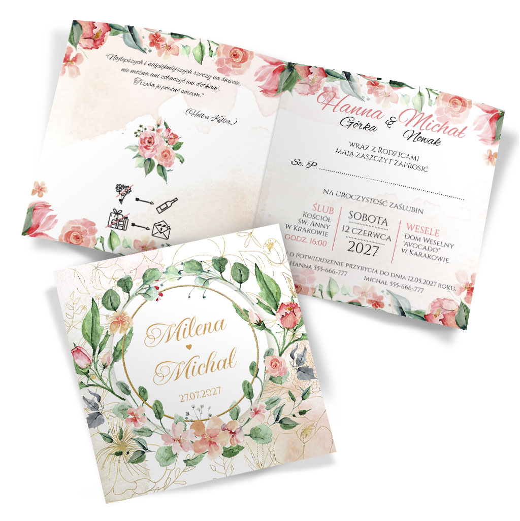Zaproszenia Ślubne Tacjana
