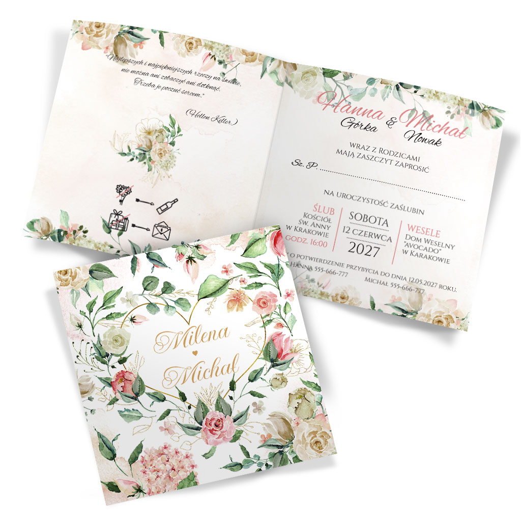 Zaproszenia Ślubne Tacjana