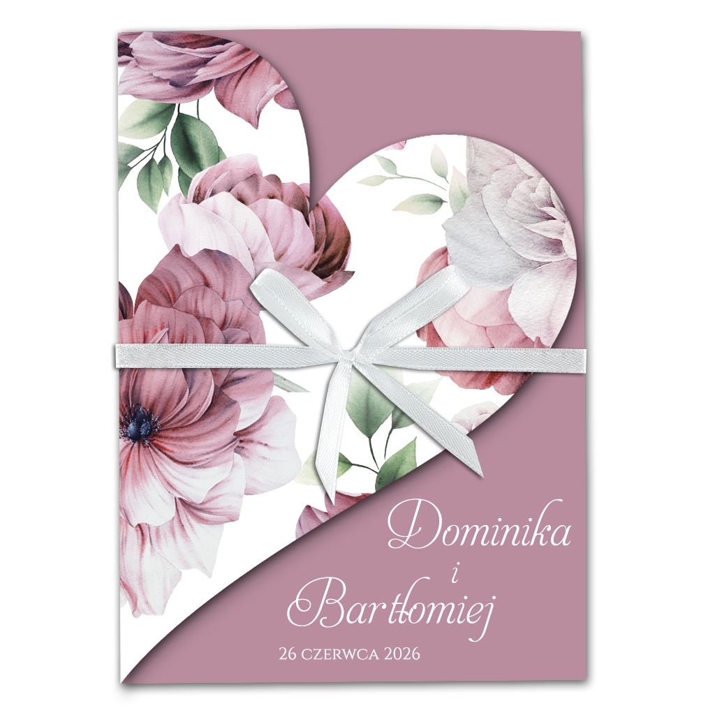 Zaproszenia A6 Julia