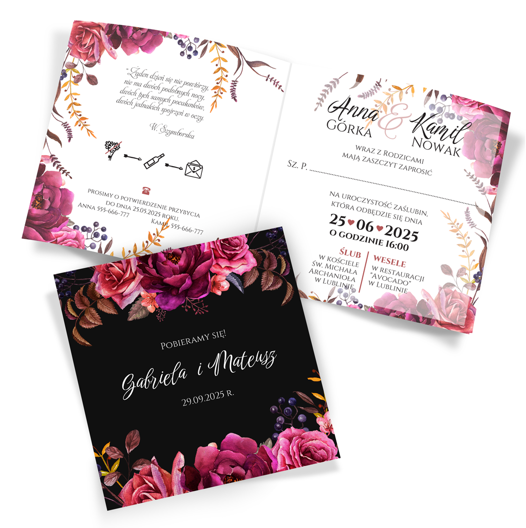 Zaproszenia Ślubne Amanda4