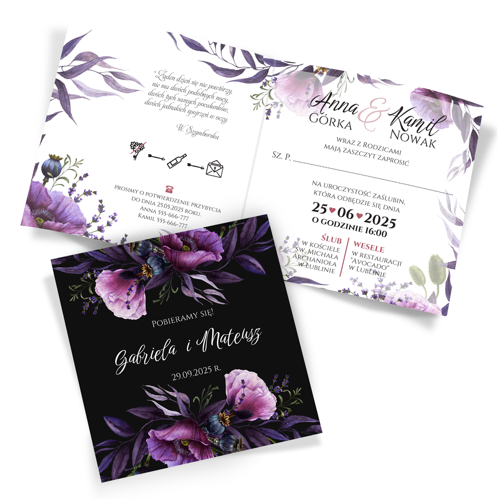 Zaproszenia Ślubne Amanda4