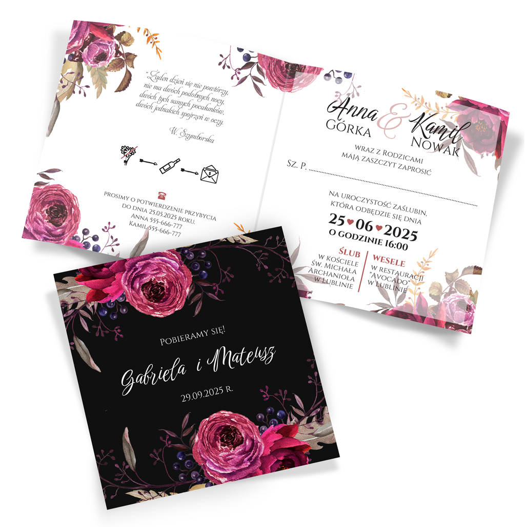 Zaproszenia Ślubne Amanda4